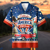 Bluejose Celebrate America 250 Years - This Is How I Roll - Custom Classic Car Photo Hawaiian Shirt