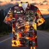 BlueJose Hot Rod Flames All-Over Print Hawaiian Shirt