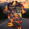 BlueJose Hot Rod Flames All-Over Print Hawaiian Shirt