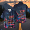 Bluejose Neon Sunset Drive Retro Diner Classic Car Hawaiian Shirt