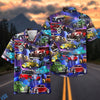 Bluejose Personalized Vintage Hot Rod Classics Hawaiian Shirt