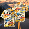 Bluejose Personalized 1950s Chevy Bel Air Car Autumn Leaf Hawaiian Shirt
