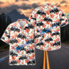 Bluejoses Personalized Hot Rod Classic Car Red Floral Hawaiian Shirt 9 (Sample)