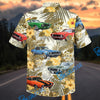Bluejose Retro American Muscle Aloha Shirt - Custom Car Hawaiian Shirt