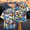 Bluejose Classic American Muscle Floral Shirt - Custom Car Hawaiian Shirt
