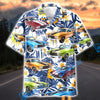 Bluejose Classic American Muscle Floral Shirt - Custom Car Hawaiian Shirt