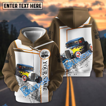 Bluejose Personalized Car 1932 Ford Window Coupe Hot Rod 3D Hoodie