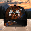 BlueJose Custom Racing Trucker Cap – Personalized Checkered Flag Motorsport Snapback Hat