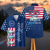 Bluejose Personalized 1953 Chevrolet 3100 Hawaiian Shirt – America 250 Patriotic Vintage Car Aloha Shirt