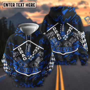 BlueJose Multi-color Drag Racing Forever 3D Hoodie (6 Colors)