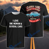 BlueJose Personalized Car I Love One Woman & Several Cars T-Shirt – Classic Cars Aren't a Hobby Tee