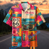 Bluejose Route 66 Centennial 1926–2026 Aloha Shirt