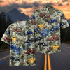 BlueJose Vintage Hot Rod Hawaiian Shirt – Classic American Car Aloha Shirt