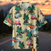 Bluejose Personalized Car Vintage Classic Pickup Truck Tropical Island Hawaiian Shirt