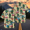 Bluejose Personalized Car Vintage Classic Pickup Truck Tropical Island Hawaiian Shirt