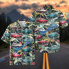 Bluejose Personalized Car Vintage Classic Car Tropical Palm Tree Hawaiian Shirt