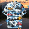 Bluejose Personalized Car Vintage Classic Pickup Truck Tropical Floral Hawaiian Shirt
