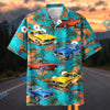 Bluejose Personalized Car Classic Muscle Car Tropical Island Hawaiian Shirt