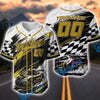 Bluejose Personalized Drift Racing Car 3D Baseball Jersey