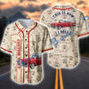 Bluejose Personalized Car Classic Car Route 66 Map Baseball Jersey