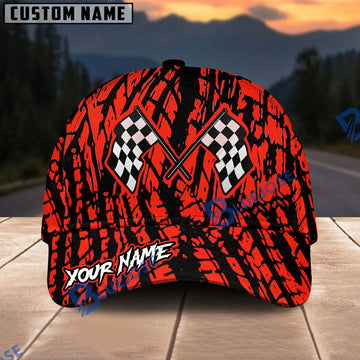 BlueJose Personalized Multicolor Dirt Track Racing Cap (10 colors)