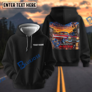 Bluejose Personalized Car Photo Classic Red Plymouth Fury Junkyard 3D Hoodie