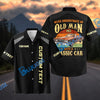 Bluejose Personalized Never Underestimate an Old Man Born in 1965 with a Classic Car Hawaiian Shirt