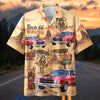 Bluejose Personalized Car Route 66 Centennial Classic Muscle Car Hawaiian Shirt