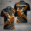 BlueJose Bowling And Pins Shockwave Customized Name 3D Shirt (6 Colors)