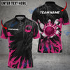 BlueJose Bowling And Pins Break The Darkness Customized Name 3D Shirt (5 Colors)