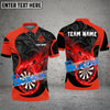 BlueJose Darts Dark Fire Personalized Name, Team Name 3D Shirt ( 5 Colors)