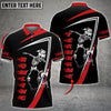 BlueJose Bowling And Pins Skull Flame Pattern Tex Multicolor Customized Name 3D Shirt