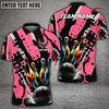 BlueJose Bowling And Pins Eagle Wings Customized Name 3D Shirt ( 6 Colors)