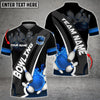 BlueJose Bowling And Pins Plame Premium Multicolor Option, Personalized Name 3D Shirt Personalized Shirts For Bowling Players