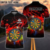 BlueJose Dartboard Personalized Name, Team Name Shirt (4 Colors)