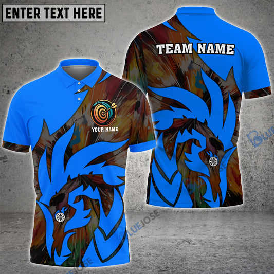 BlueJose Dragon Pattern Personalized Name, Team Name 3D Shirt (5 Colors)