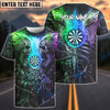 BlueJose Dart Skull Rainbow Personalized Name Shirt