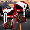 BlueJose Dart Board Personalized Name, Team Name Shirt (4 Colors)