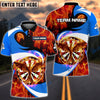 BlueJose Phoenix Fire Personalized Name, Team Name 3D Shirt (4 Colors)