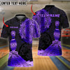 BlueJose Bowling And Pins Aztec Sun Customized Name 3D Shirt ( 6 Colors)