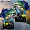BlueJose Mahi-mahi, Wahoo, Tuna Customize Name 3D Shirts