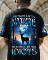 THE CLOSER I GET TO NATURE DEER ALL OVER PRINT - YHHN2606254