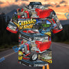 Bluejose Classic Car Show Hot Rod Hawaiian Shirt