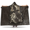 VikingStyle Hooded Blanket - Viking Raven Celtic Sun and Moon Hooded Blanket A35
