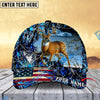 BlueJose Cross America Hunting Deer Crack Camo Pattern Multicolor Personalized 3D Cap
