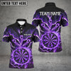BlueJose Darts Lightning Smoke Fire Flame Personalized Name, Team Name Shirt (4 Colors)
