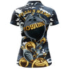 BlueJose Camo Navy Bowling Personalized All Over Printed Shirt For Women