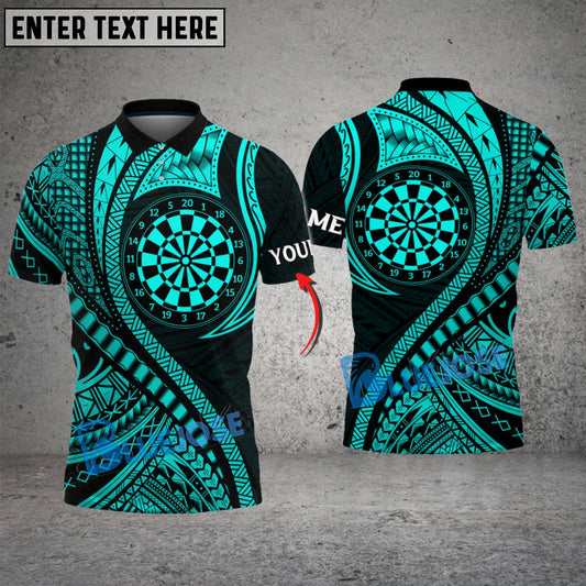BlueJose Darts Polynesian Personalized Name Shirt (4 Colors)