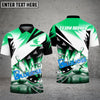 BlueJose Bowling And Pins Arrow Move Customized Name 3D Shirt (6 Colors)