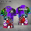 BlueJose Bowling And Pins Smoking Claws Customized Name 3D Shirt ( 6 Colors)